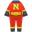 Superheldenuniform [Rot]