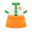 Schnellrestaurant-Uniform [Orange]
