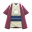 Edo-Kaufmanns-Outfit [Fuchsia]