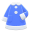 Frottee-Nachthemd [Blau]