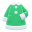Frottee-Nachthemd [Grün]