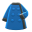 Vintage-Mantel [Blau]