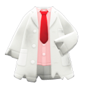 Lumpen-Arztkittel [Rote Krawatte]