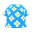 Blumenshirt [Blau]