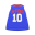 Basketballtrikot [Blau]