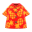 Ananas-Hawaiihemd [Rot]