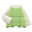Trägertop-Pulli-Kombi [Grün]
