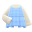 Trägertop-Pulli-Kombi [Blau]