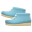 Paar Mokassinstiefeletten [Blau]