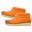 Paar Mokassinstiefeletten [Orange]