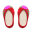 Paar Stickschuhe [Rot]
