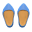 Paar Simpel-Pumps [Blau]