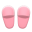 Paar Filzpantoffeln [Rosa]