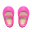Paar Riemchenschuhe [Rosa]