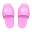 Paar Badepantoffeln [Rosa]