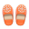 Paar Babuschen [Orange]