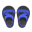Paar Outdoor-Sandalen [Blau]