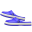 Paar Kunststoffschlappen [Marineblau]
