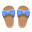 Paar Schleifchensandalen [Blau]