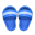 Paar Badelatschen [Blau]