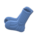 Paar Loch-Socken [Blau]