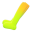 Neon-Strumpfhose [Gelb]