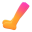 Neon-Strumpfhose [Orange]