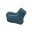 Paar Transparenz-Socken [Blau]