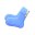 Paar Schleifchensocken [Blau]