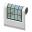 Weiß-Fenstertapete