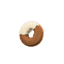 Weiße-Schokolade-Donut