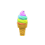 Regenbogen-Softeis