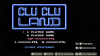 "Clu Clu Land"-Startbildschirm