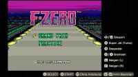"F-Zero"-Startbildschirm