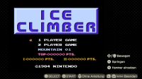 "Ice Climber"-Startbildschirm