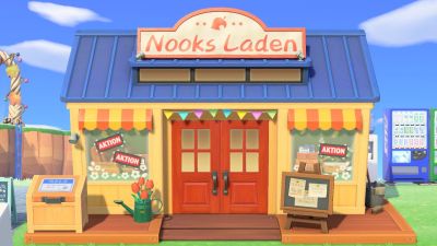 Nooks Laden Außenansicht (Nook Friday (Südhalbkugel))