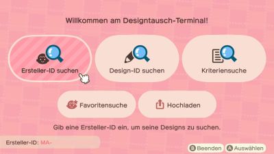 Designtausch-Terminal