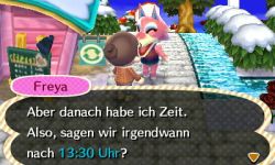 Zuhause besuchen (Uhrzeit)