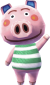Oink in Animal Crossing: New Leaf