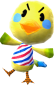 Twiggy in Animal Crossing: New Leaf