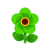 Grün-Zinnie