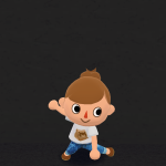 Ninja-Kampfpose