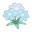 Blau-Fantasieblumen
