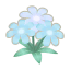Blau-Fantasieblumen