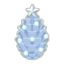 Silber-Tannenzapfenbaum