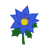 Blau-Weihnachtsstern