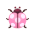 Pink-Marienkäfer