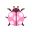 Pink-Marienkäfer