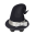 Silber-Spukhut