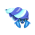 Einsiedlerkrebs (blau)